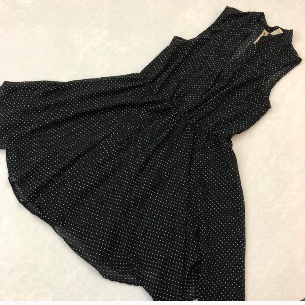 Mimi chica black polka dot summer dress